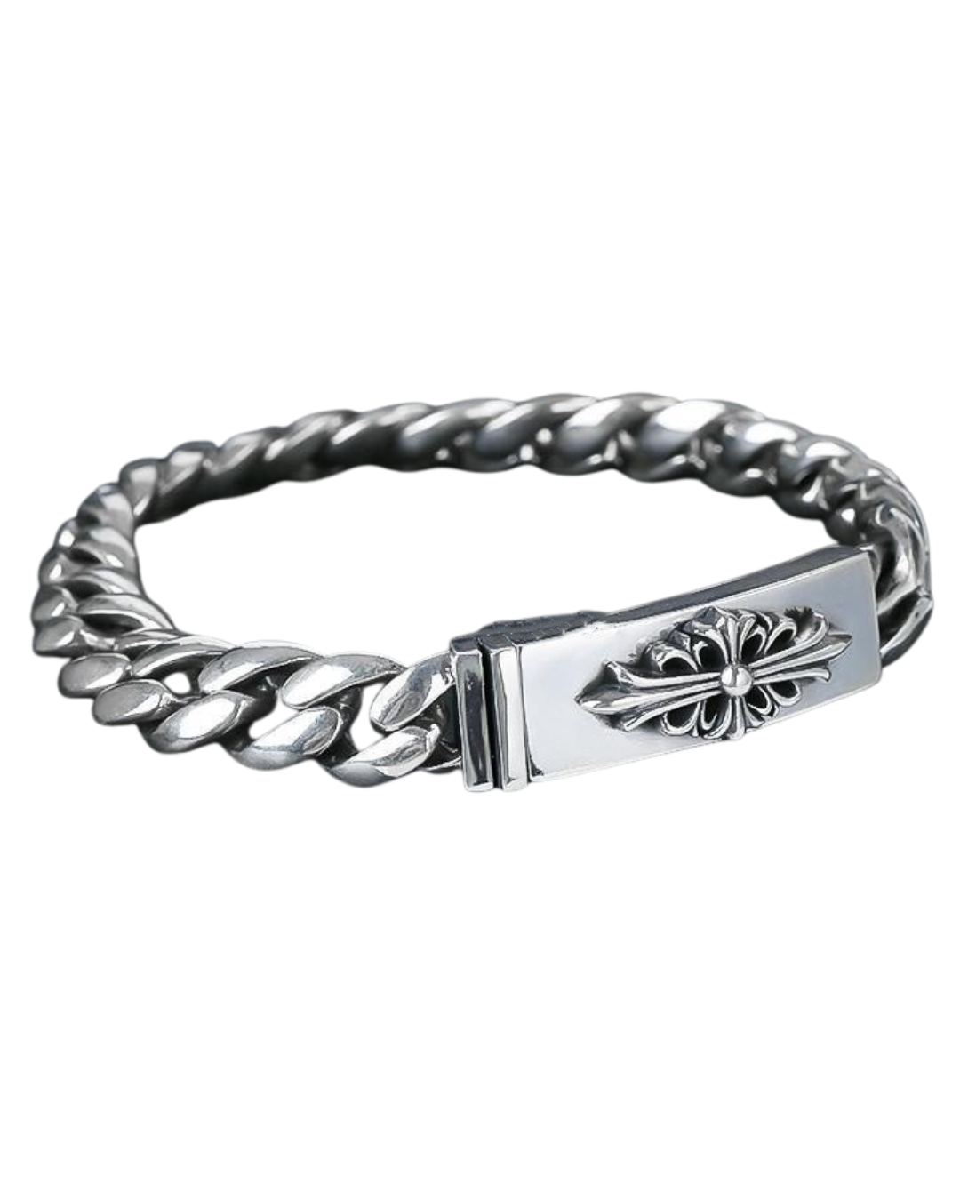Pulsera Cubana Chrome Hearts
