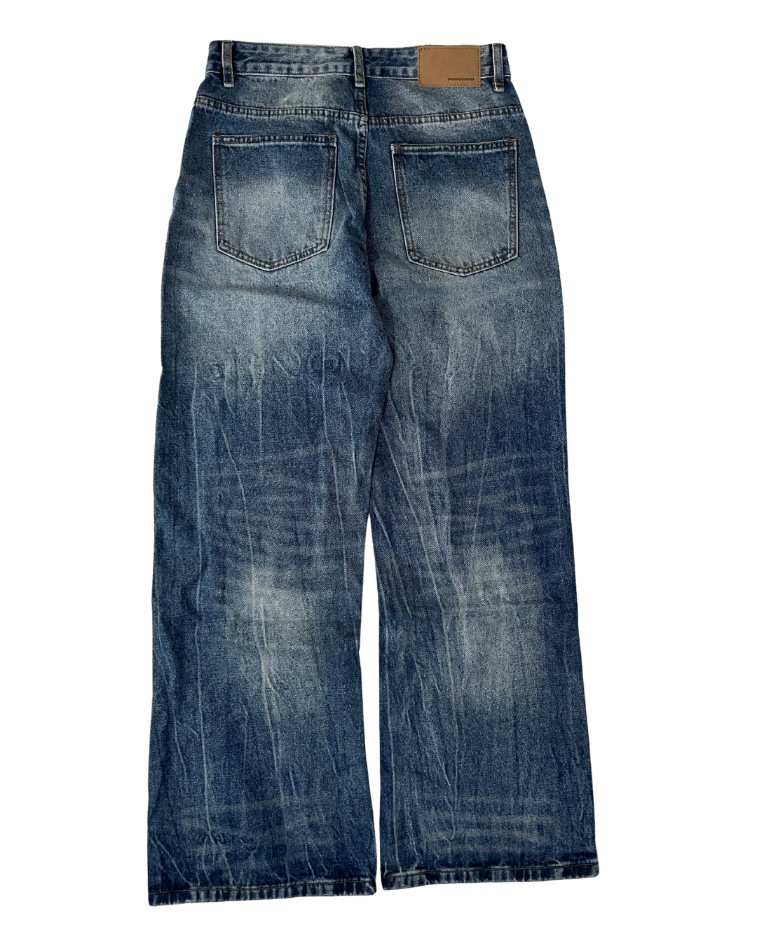 Jean con lavado relámpago