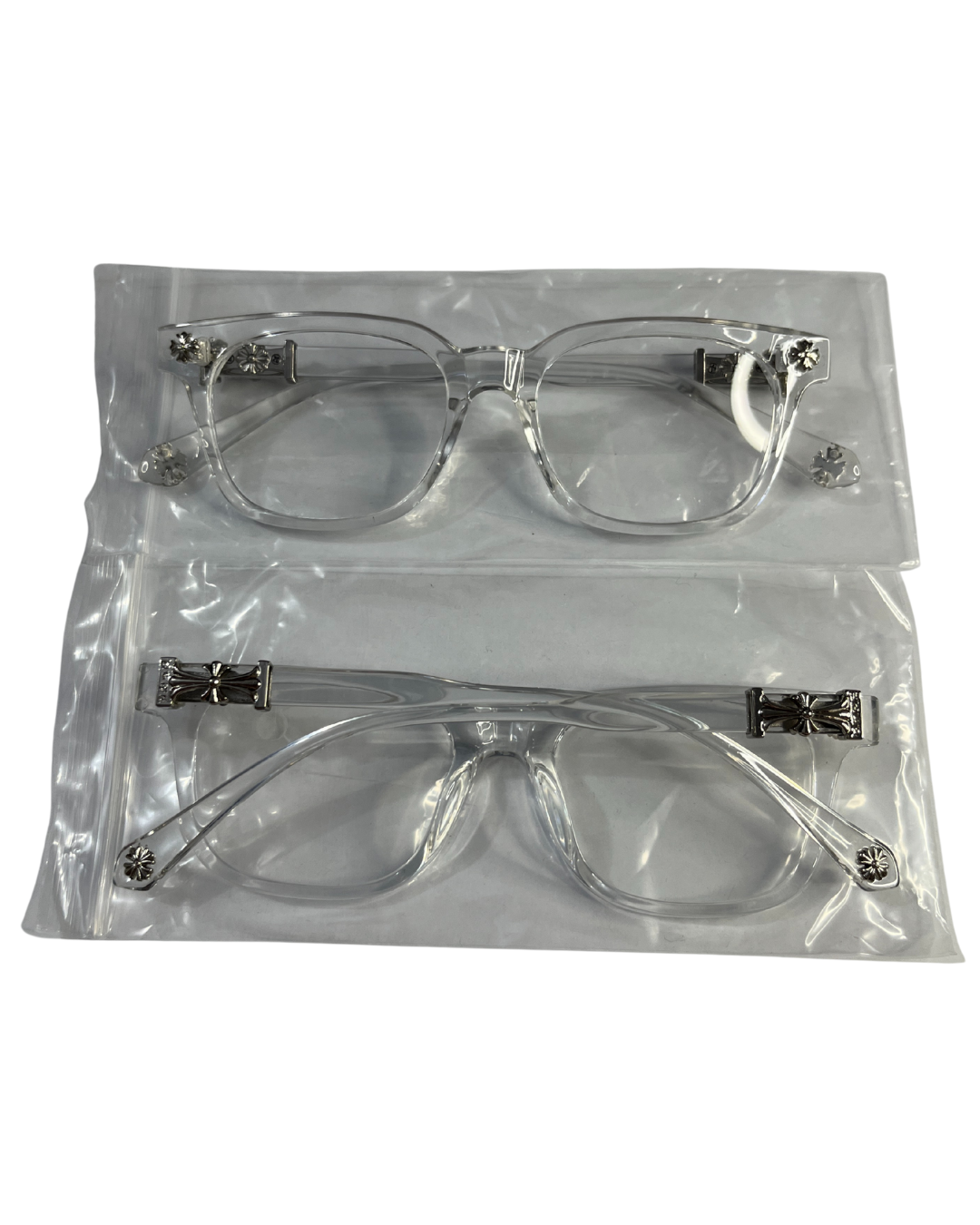 Lentes Chrome Hearts Transparentes