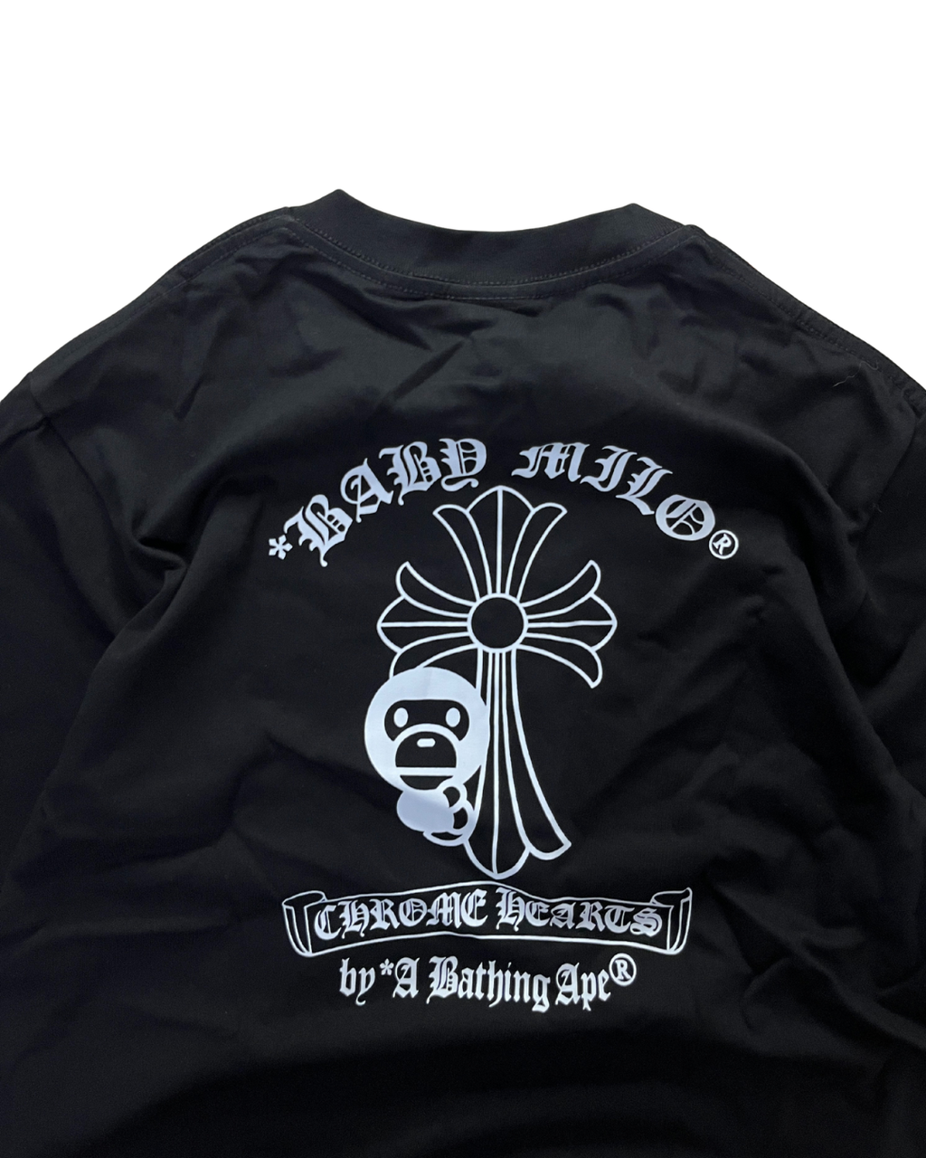 Camiseta Chrome Hearts x Bape